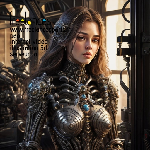 Pao internet vidéo illustration 3d serveur intelligence générative freelance paris studio de création 63WSKGM1